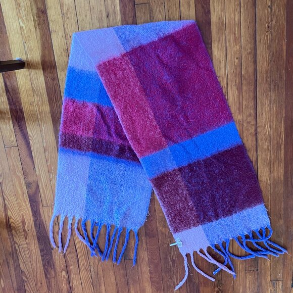 Free People Accessories - FREE PEOPLE Oversized Brushed BLANKET SCARF Pink Purple